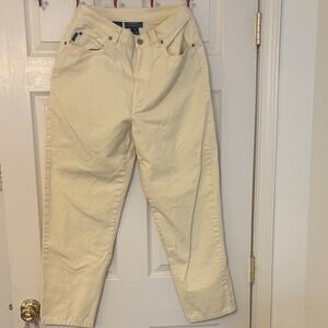 Ralph Lauren Butter Yellow Petite Pants